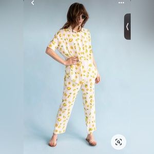 Sonnet James Lemon Playsuit